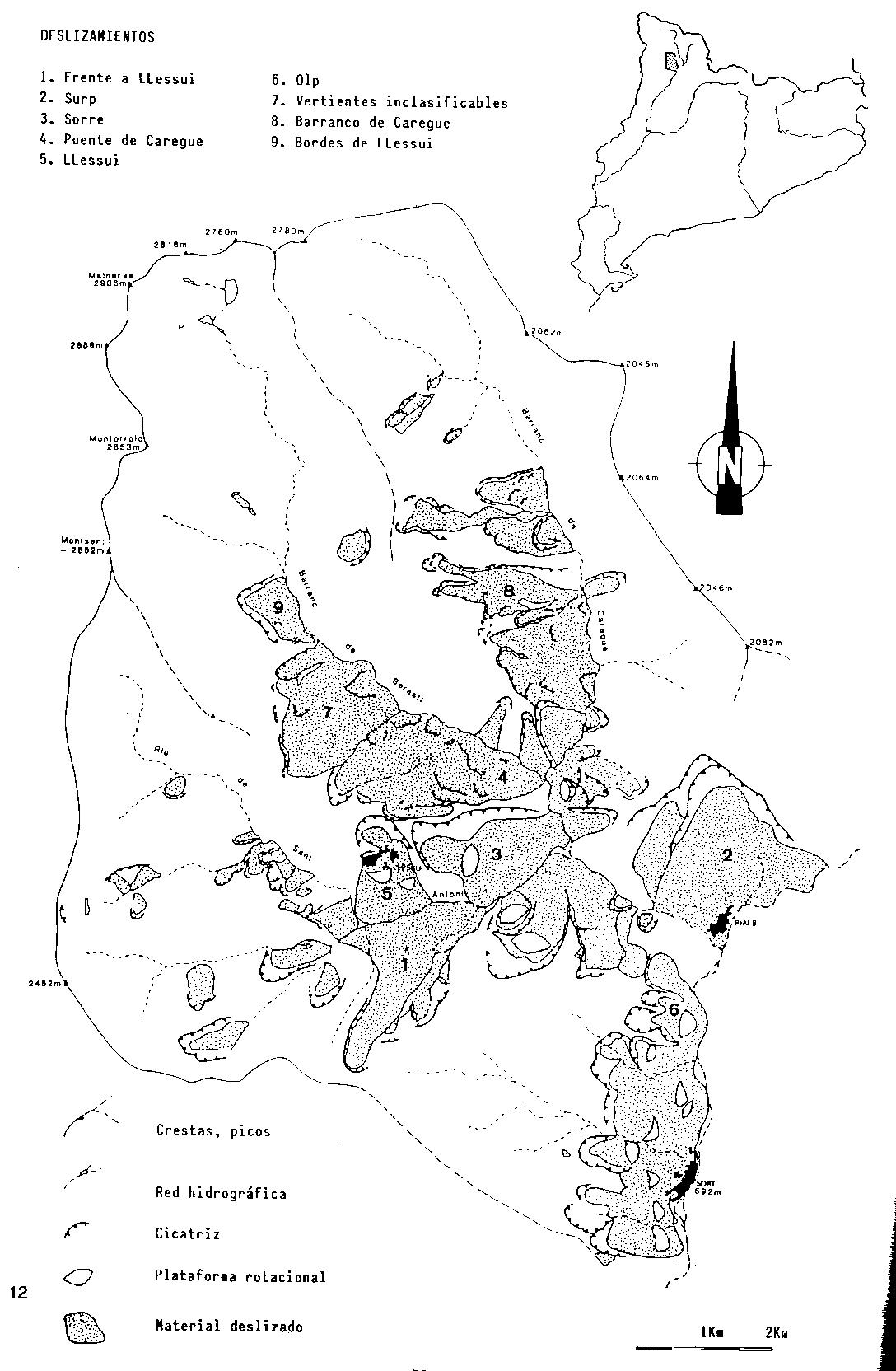 Esquema geomorfològic